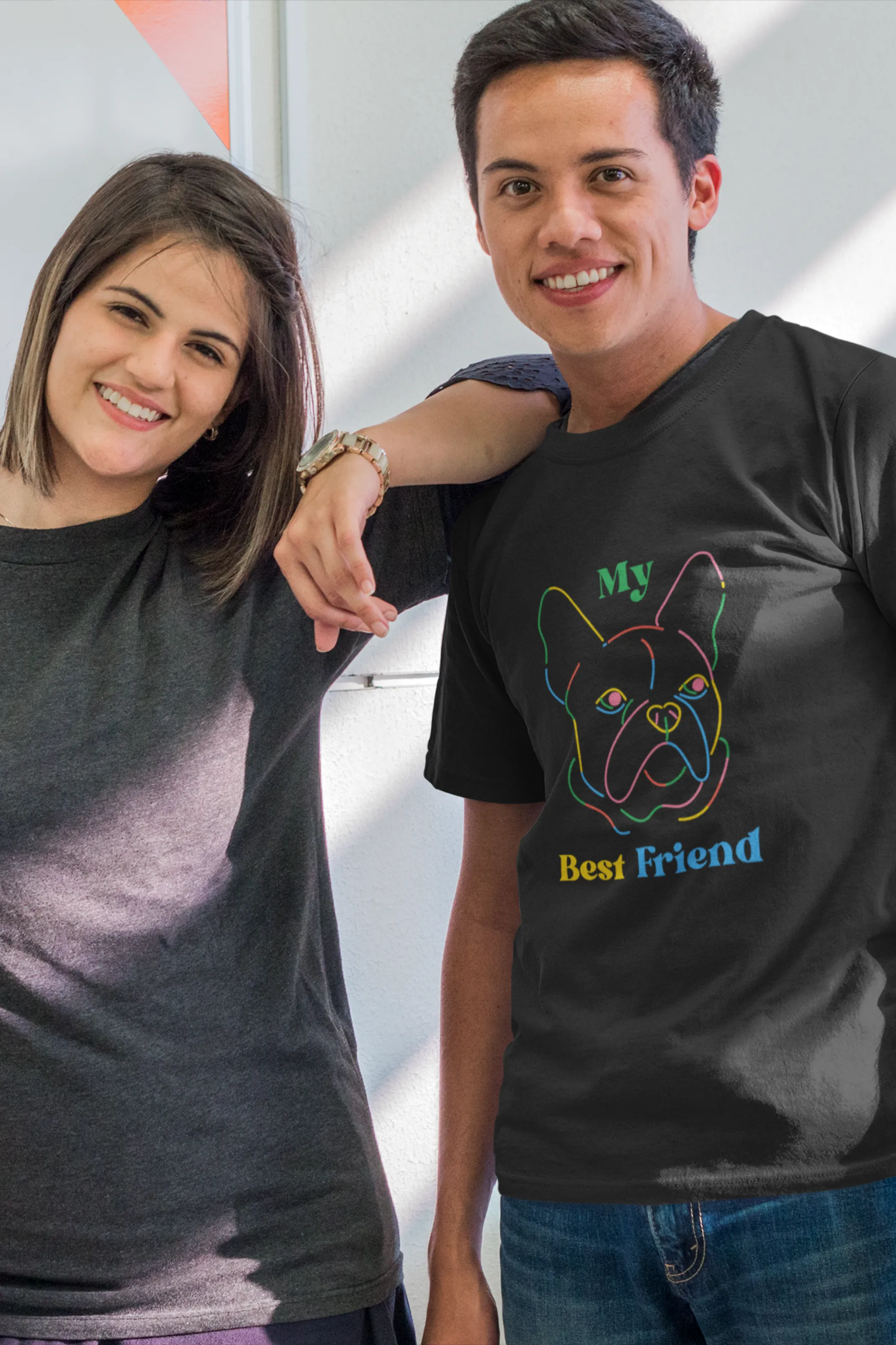 Faithful Friends Printed T-shirt for men