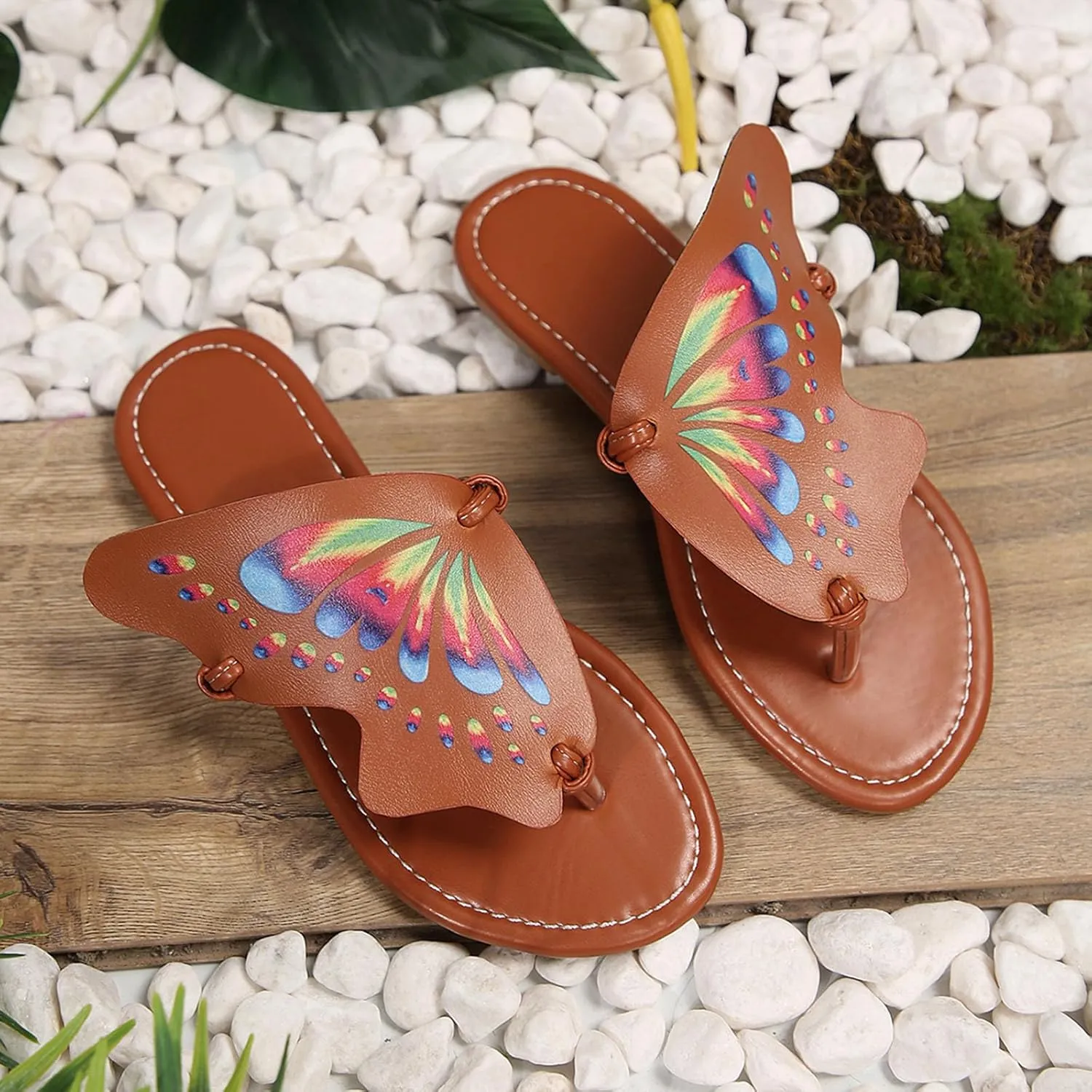 Flip Flops Women Women's Non-Slip Casual Arch Support Flip Flops Flip Flop Comfort Walking Summer Beach Thong Sandals