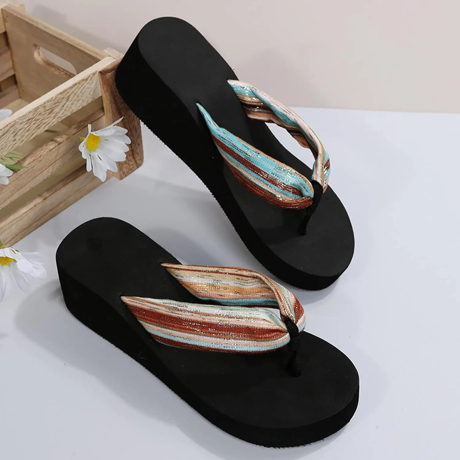 Women Flip Flops Women Summer Beach Casual Thong Sandals Walking Sandals Comfortable Casual Summer Beach Thong Sandals